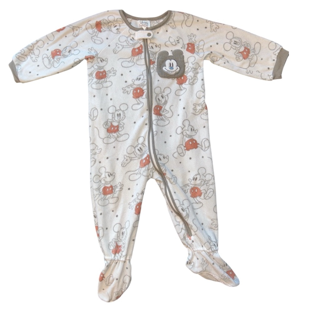 Mickey Mouse 2T zipper pajama